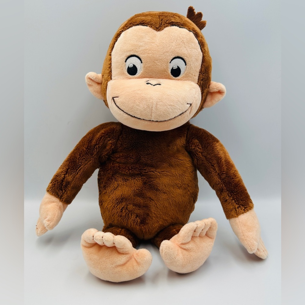 Curious George Monkey Stuffed Animal Plush Toy By Kids Preferred 18 Inch